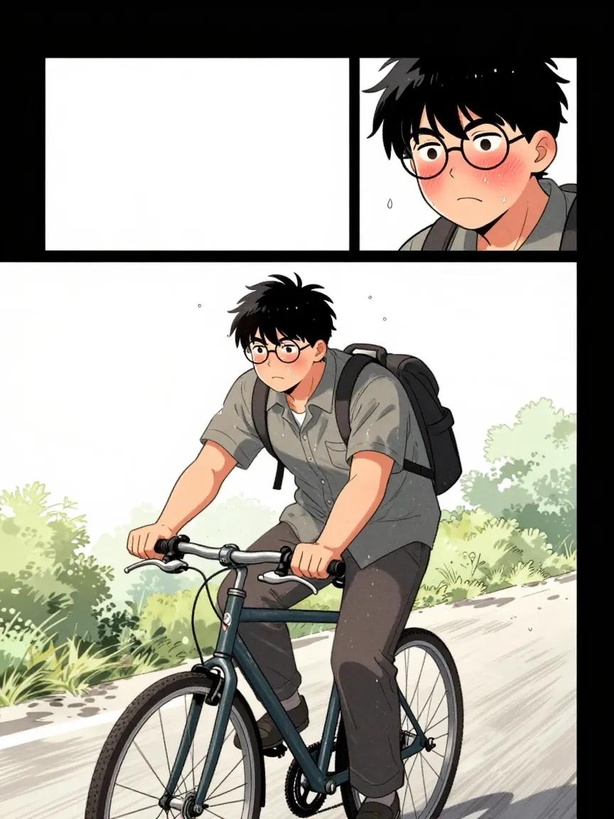 Pedal-Powered Jealousy: Otaku's Office Crush