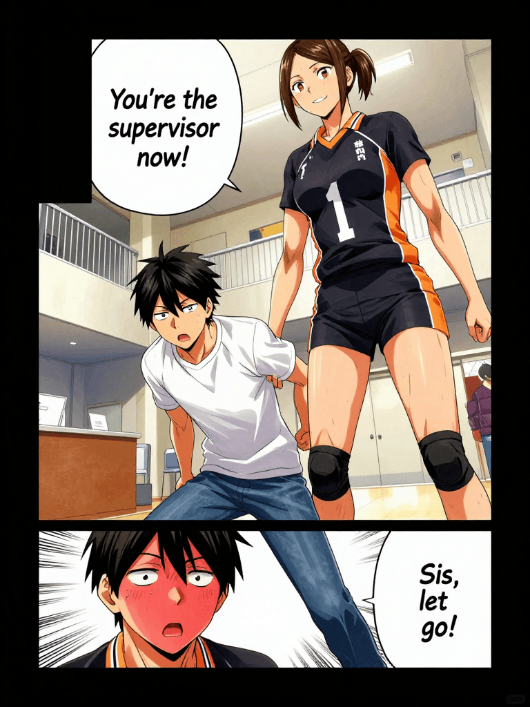 Short Supervisor in Giant Volleyball Dorm